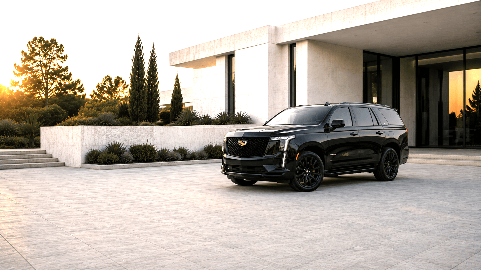 Black Cadillac Escalade detailed by Ascent Auto Finish Co.